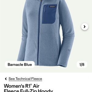 Patagonia Women's R1 Air full zip hoodie